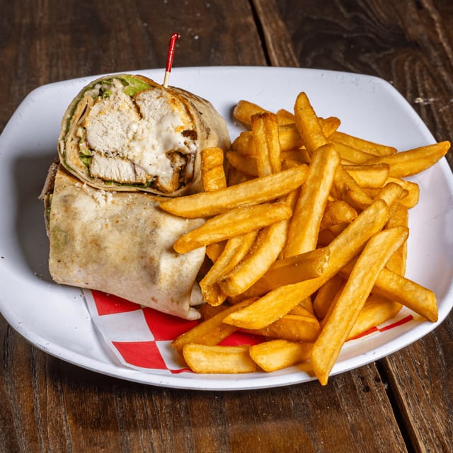 Chicken Caesar Wrap.