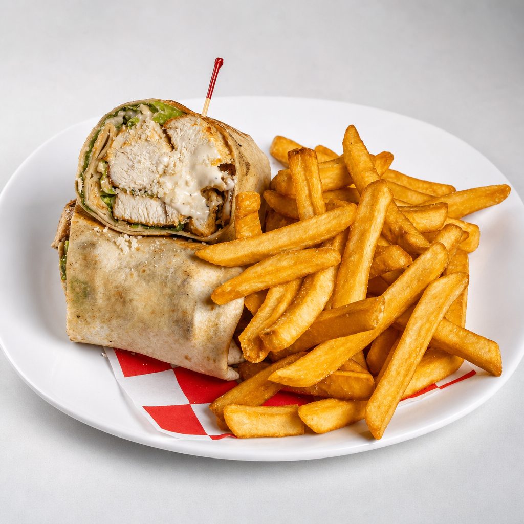 Chicken Caesar Wrap.