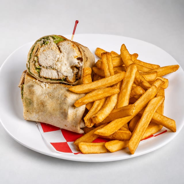 Chicken Caesar Wrap.