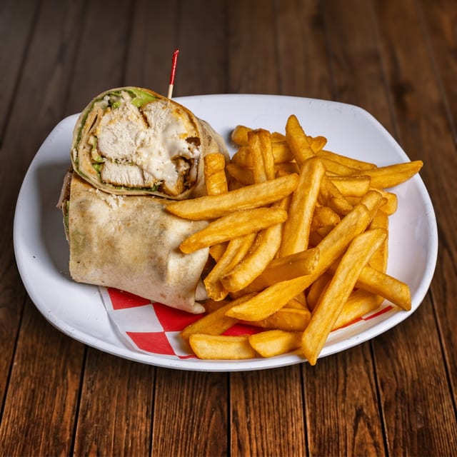 Chicken Caesar Wrap.